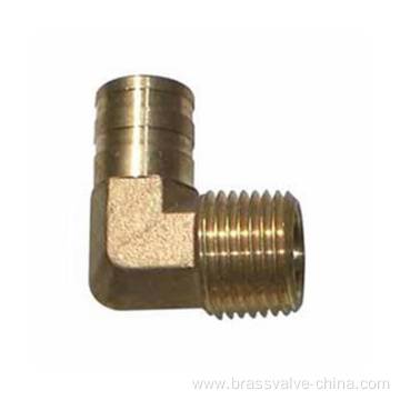 Brass 90 male thread elbow pipe coupling H889